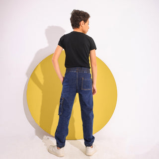 Baggy Dark Blue Casual Jeans