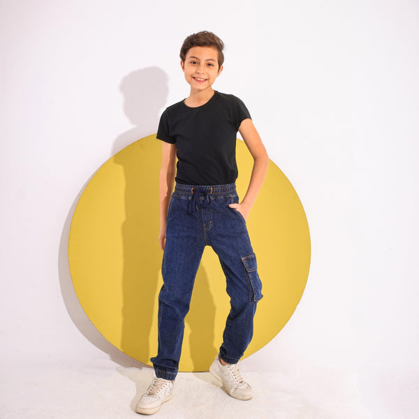 Baggy Dark Blue Casual Jeans