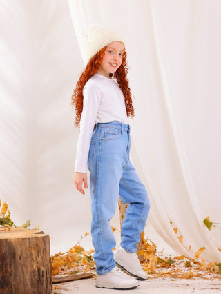 Boyfriend Light Blue Casual Jeans