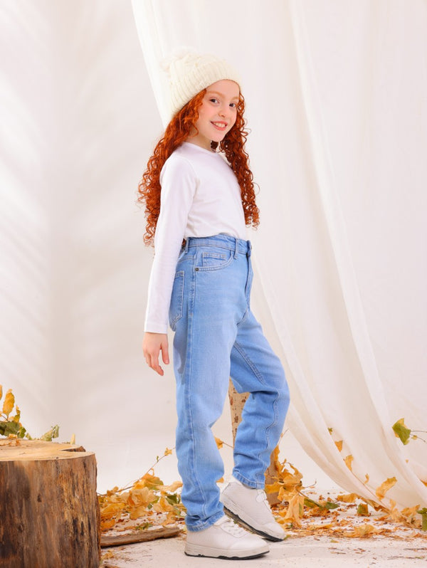 Boyfriend Light Blue Casual Jeans