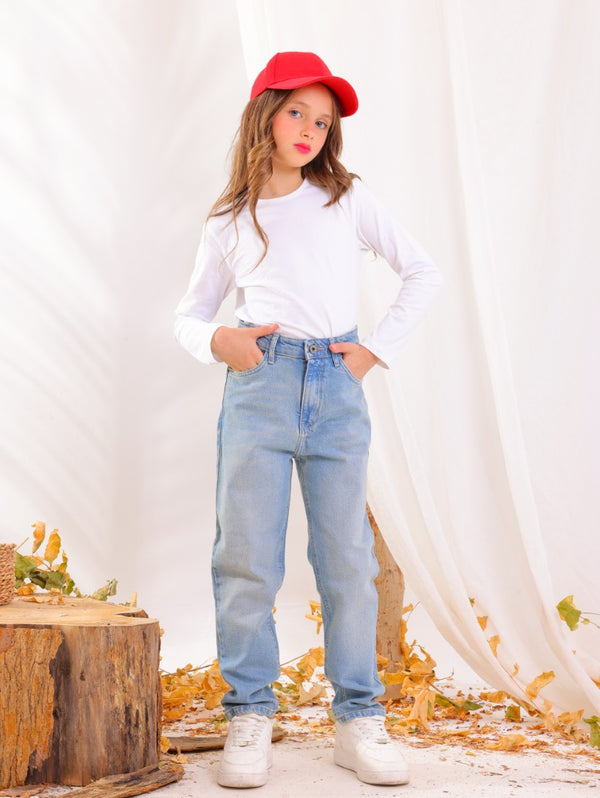 Boyfriend Dirty Blue Casual Jeans