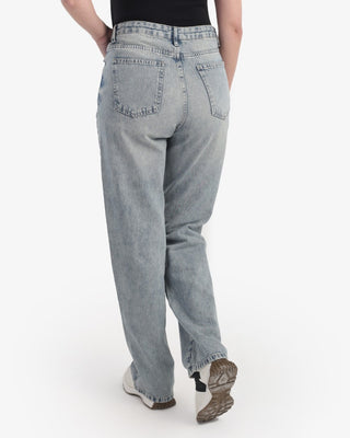 Straight Fit Dirty Light Grey Casual Jeans