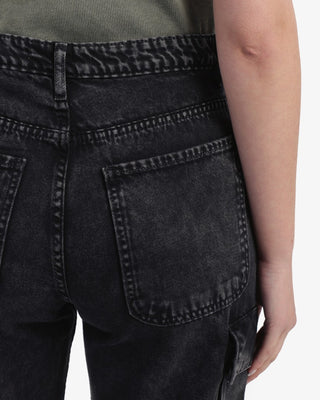 Cargo Fit Dark Grey Casual Jeans