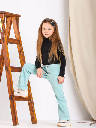 Charleston Babyblue Casual Gabardine