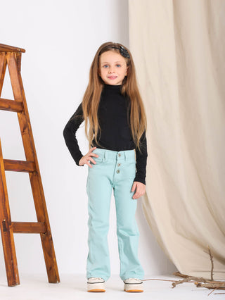 Charleston Babyblue Casual Gabardine