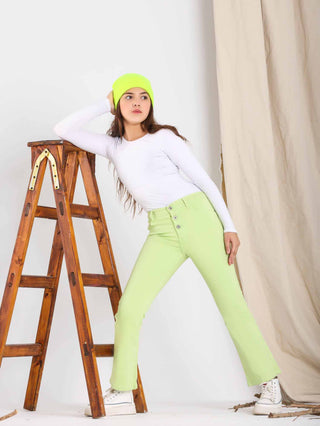 Charleston Mint Green Casual Gabardine