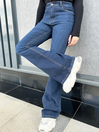 Charleston Fit Dark Blue Casual Jeans