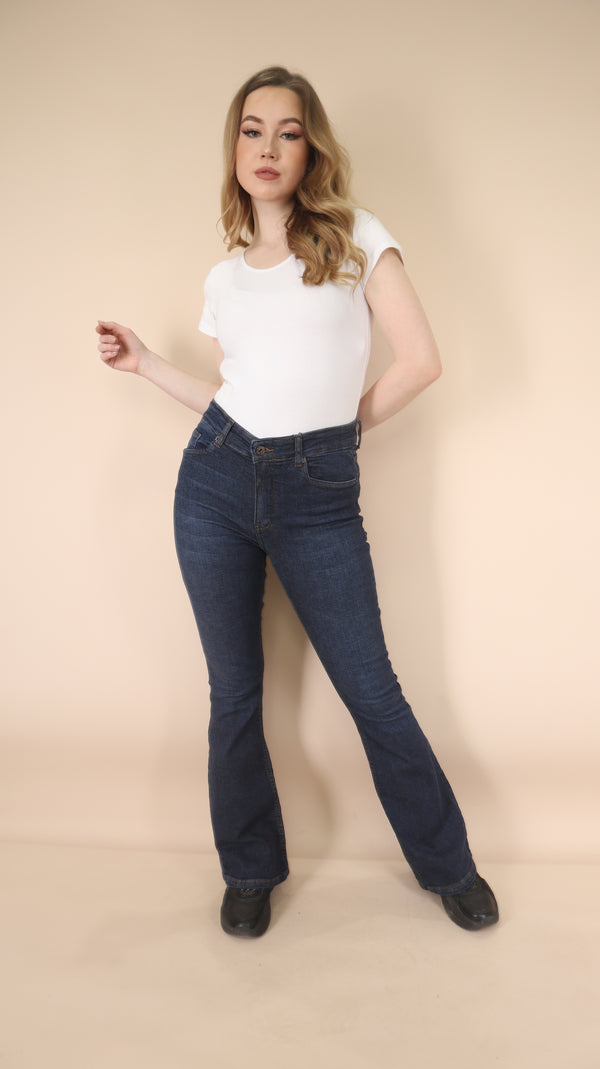 Charleston Fit Dark Blue Casual Jeans