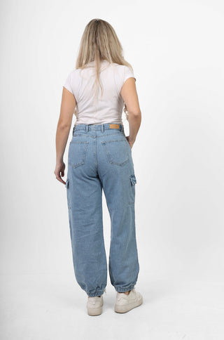 Cargo Light Blue Casual Jeans