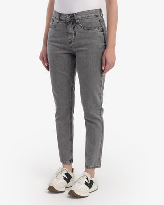 Boyfriend Light Grey Casual Jeans