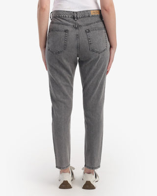 Boyfriend Light Grey Casual Jeans
