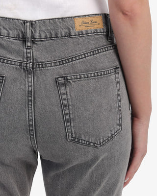 Boyfriend Light Grey Casual Jeans