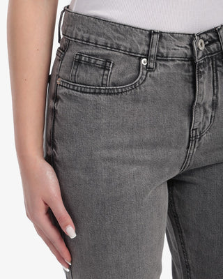 Boyfriend Light Grey Casual Jeans