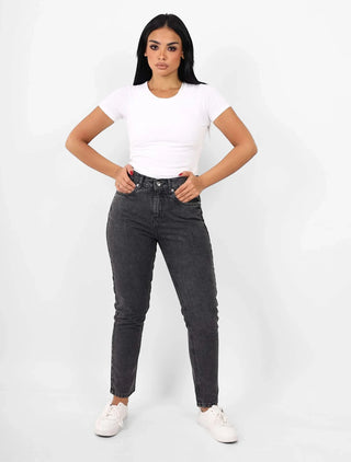 Boyfriend Grey Casual Jeans