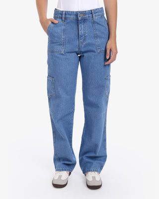 Cargo Fit Blue Casual Jeans