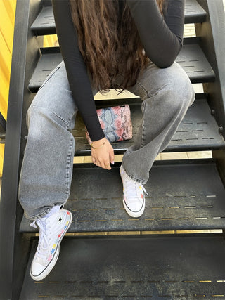 Cargo Storm Grey Casual Jeans