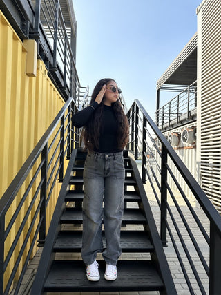 Cargo Storm Grey Casual Jeans