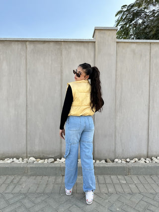 Straight Fit With Back Stripe Light Blue Casual Jeans