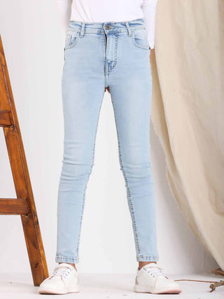 Skinny Light Blue Casual Jeans
