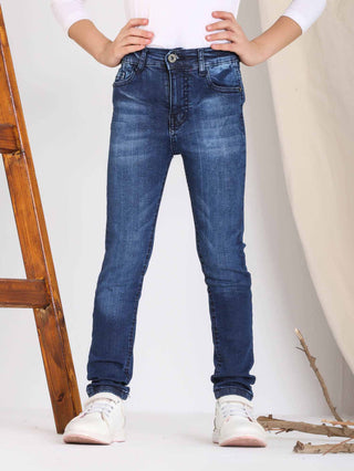 Skinny Dark Blue Casual Jeans
