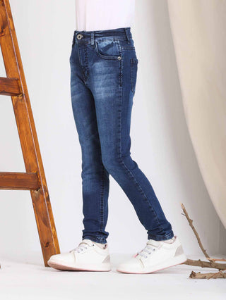 Skinny Dark Blue Casual Jeans