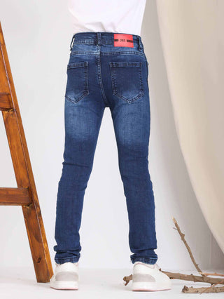 Skinny Dark Blue Casual Jeans