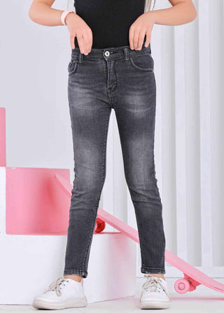 Skinny Grey Casual Jeans