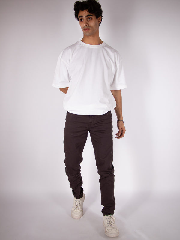 Skinny Fit Tommy Dark Granite Casual Gabardine