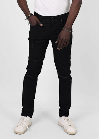 Super Skinny Black Cutting Casual Jeans