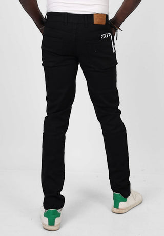 Super Skinny Black Cutting Casual Jeans