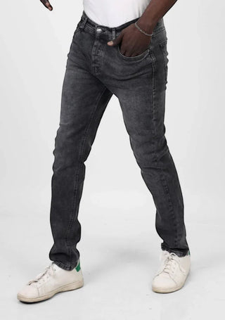 Slim Fit Grey Casual Jeans