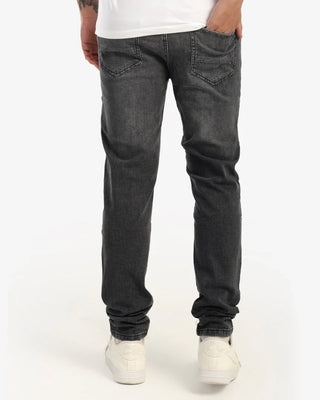 Skinny Grey Cutting Casual Jeans