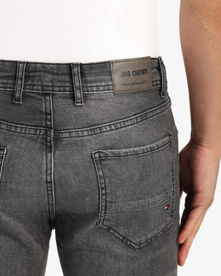 Skinny Grey Cutting Casual Jeans