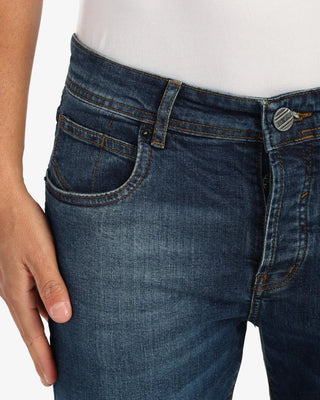 Skinny Dirty Blue Casual Jeans