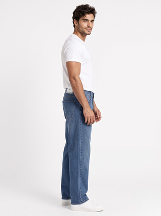Wide Leg Casual Jeans