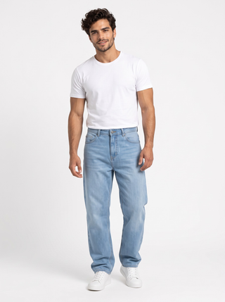 Wide Leg Casual Jeans