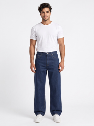Wide Leg Casual Jeans