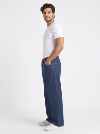 Wide Leg Casual Jeans