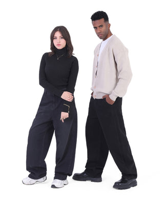 Skater Black Casual Jeans