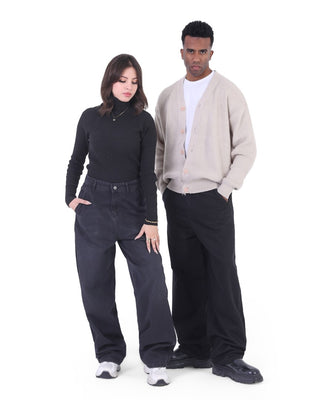Skater Black Casual Jeans