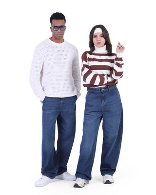 Skater Medium Blue Casual Jeans