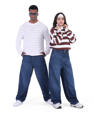 Skater Medium Blue Casual Jeans