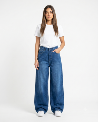Mega Baggy Blue Casual Jeans