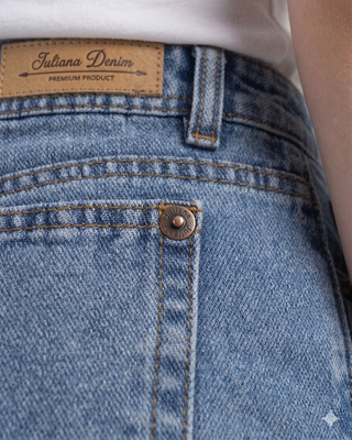 Straight Fit Light Blue Casual Jeans