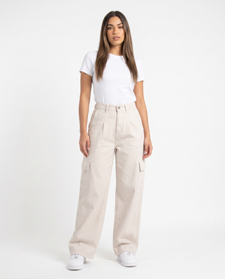 Skater Off-White Casual Gabardine