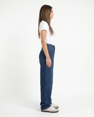 Straight Fit Blue Casual Jeans