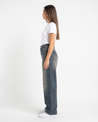 UNI-SEX Skater Dirty Blue Casual Jeans