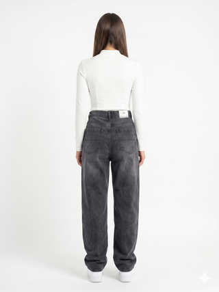 Skater Dark Grey Casual Jeans