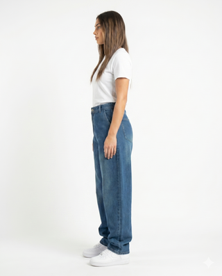Skater  Med Blue Casual Jeans