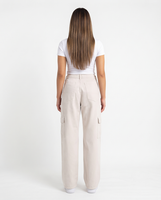 Skater Off-White Casual Gabardine
